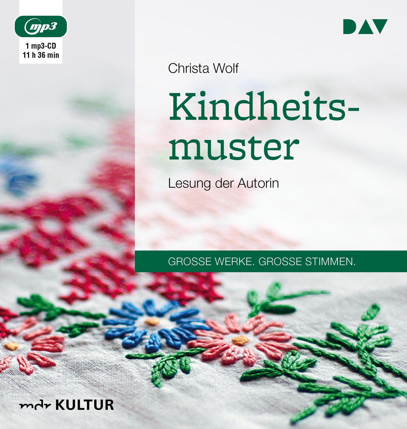 Cover: 9783862318605 | Kindheitsmuster | Autorinnenlesung | Christa Wolf | MP3 | 696 Min.