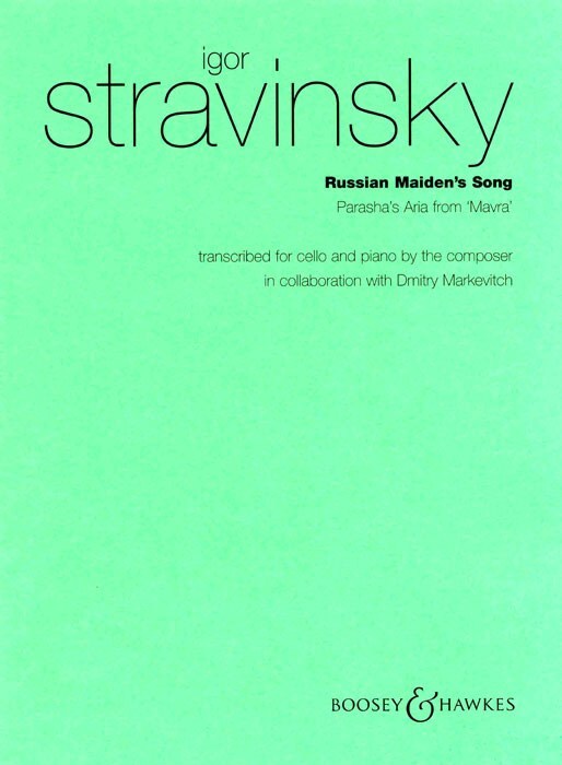 Cover: 9790060027017 | Russian Maiden'S Song | Igor Stravinsky | Buch | Boosey and Hawkes