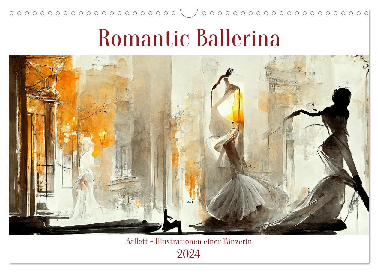 Cover: 9783675912601 | Romatic Ballerina (Wandkalender 2024 DIN A3 quer), CALVENDO...