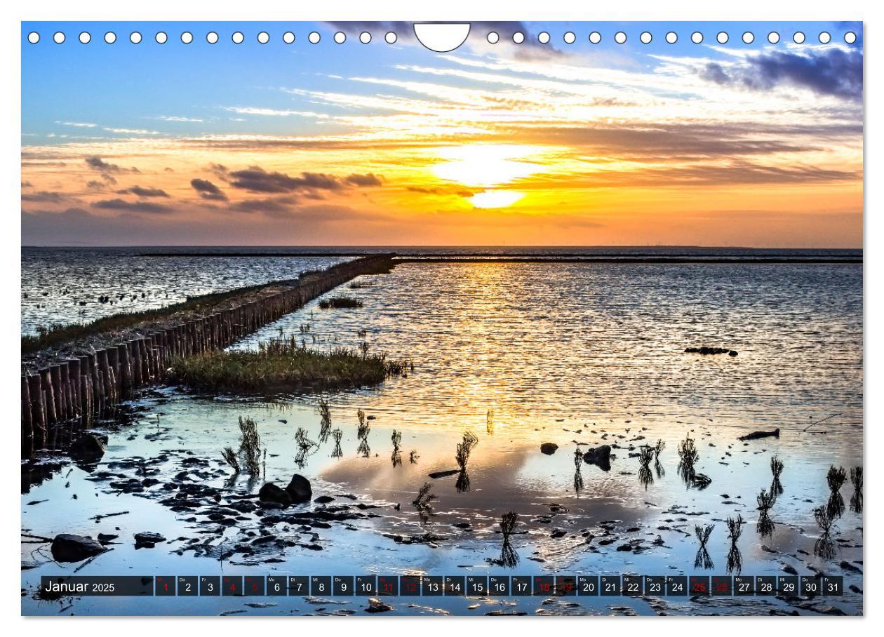 Bild: 9783435004072 | Naturlandschaft WATTENMEER (Wandkalender 2025 DIN A4 quer),...