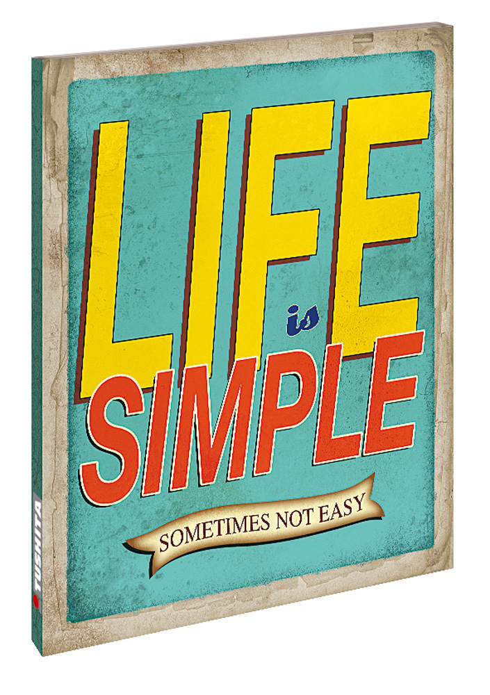 Cover: 9783955706982 | Life is simple | Blankbook | Tushita-Verlag | Buch | Deutsch | 2021
