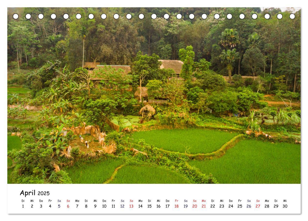 Bild: 9783435349784 | Vietnam aus der Luft (Tischkalender 2025 DIN A5 quer), CALVENDO...