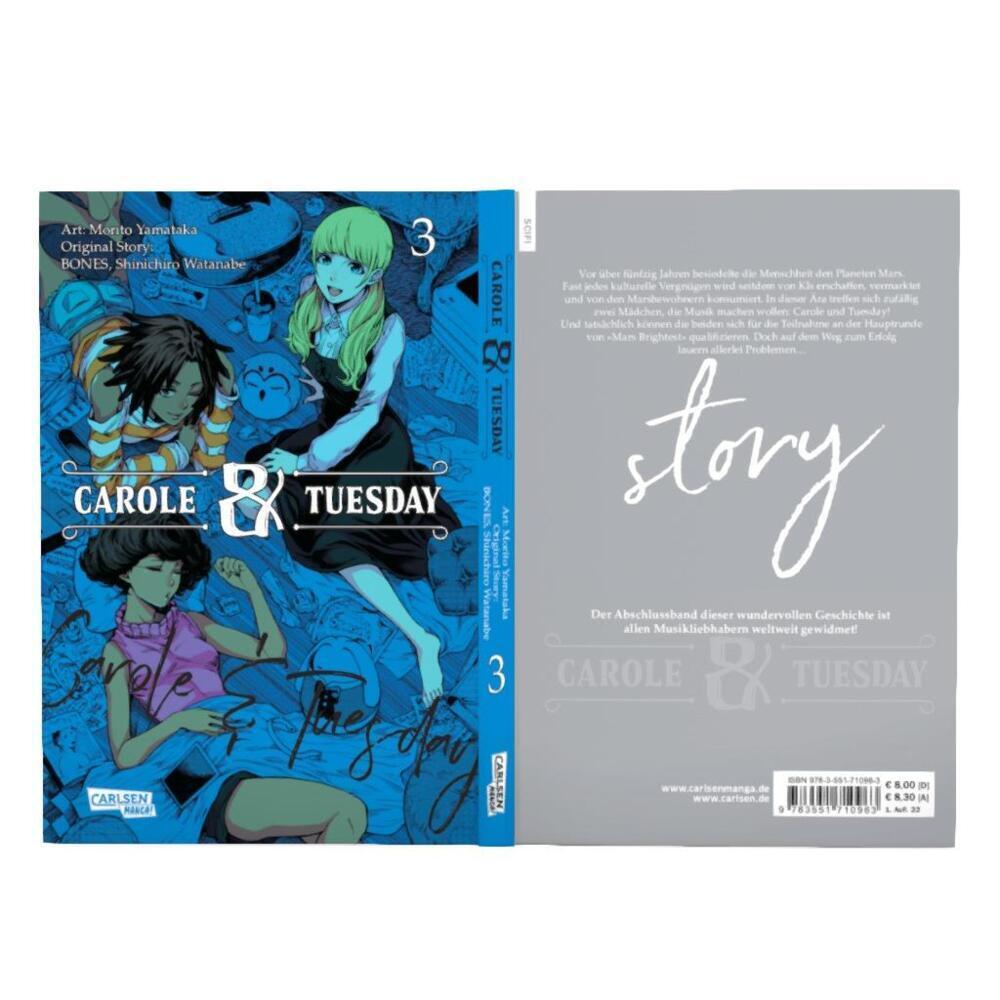 Bild: 9783551710963 | Carole und Tuesday 3 | Shinichiro Watanabe (u. a.) | Taschenbuch