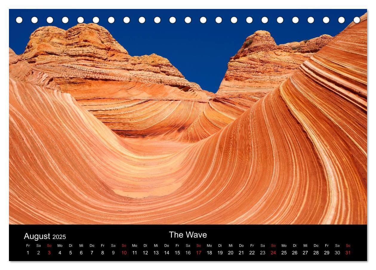 Bild: 9783435799435 | USA - Der Wilde Westen (Tischkalender 2025 DIN A5 quer), CALVENDO...