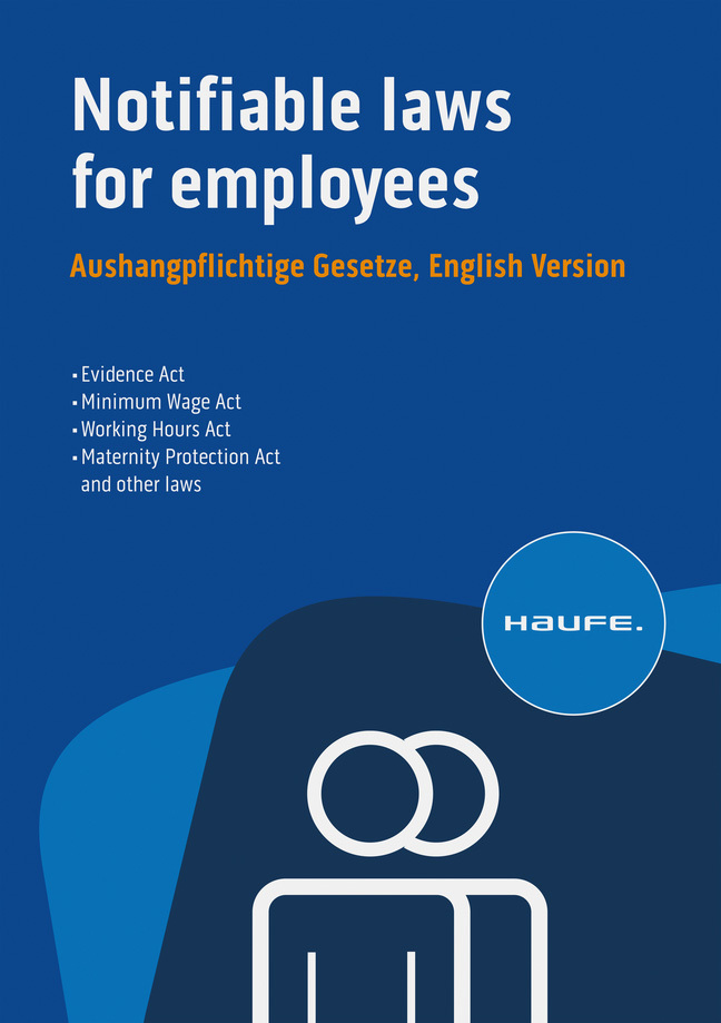 Cover: 9783648171455 | Notifiable laws for employees - Aushangpflichtige Gesetze, English...