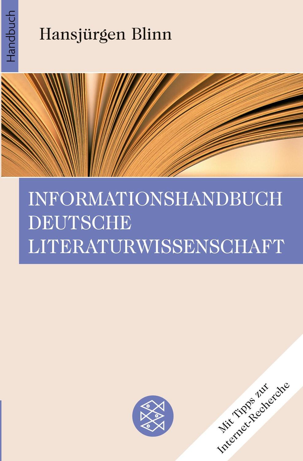 Cover: 9783596152681 | Informationshandbuch Deutsche Literaturwissenschaft | Hansjürgen Blinn