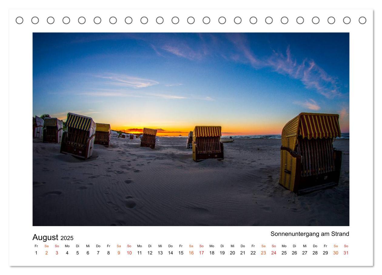 Bild: 9783435808328 | Bezauberndes Usedom (Tischkalender 2025 DIN A5 quer), CALVENDO...