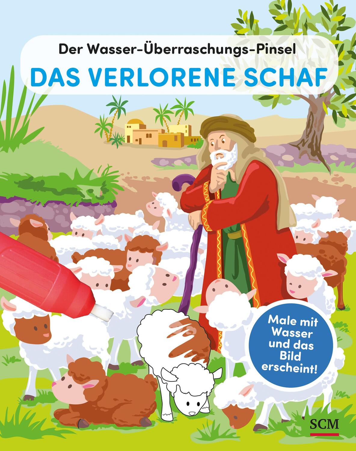 Cover: 9783417289565 | Der Wasser-Überraschungs-Pinsel - Das verlorene Schaf | Katrin Grieco