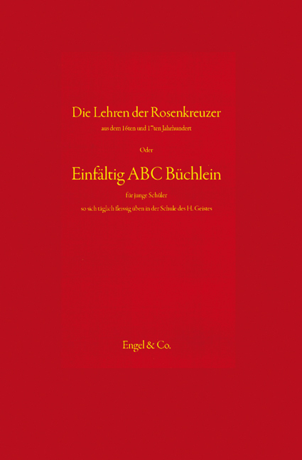 Cover: 9783927118171 | Die Lehren der Rosenkreuzer | Friedrich Ch Ritter | Buch | Deutsch