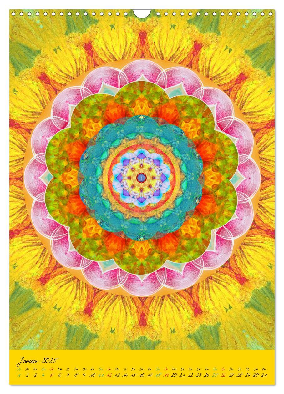 Bild: 9783457042274 | MANDALAS der Natur (Wandkalender 2025 DIN A3 hoch), CALVENDO...