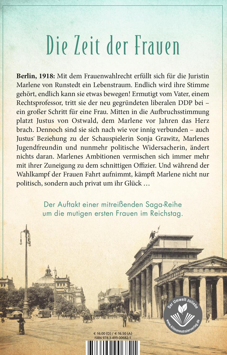 Rückseite: 9783499006821 | Die Frauen vom Reichstag: Stimmen der Freiheit | Micaela A. Gabriel