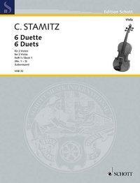 Cover: 9783795798581 | 6 Duette | Carl Philipp Stamitz | Broschüre | 32 S. | Deutsch | 1983