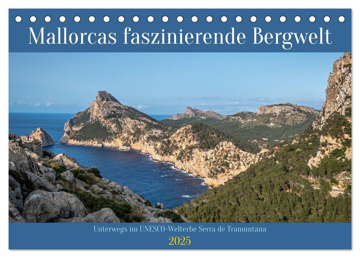 Cover: 9783383898532 | Mallorcas faszinierende Bergwelt (Tischkalender 2025 DIN A5 quer),...