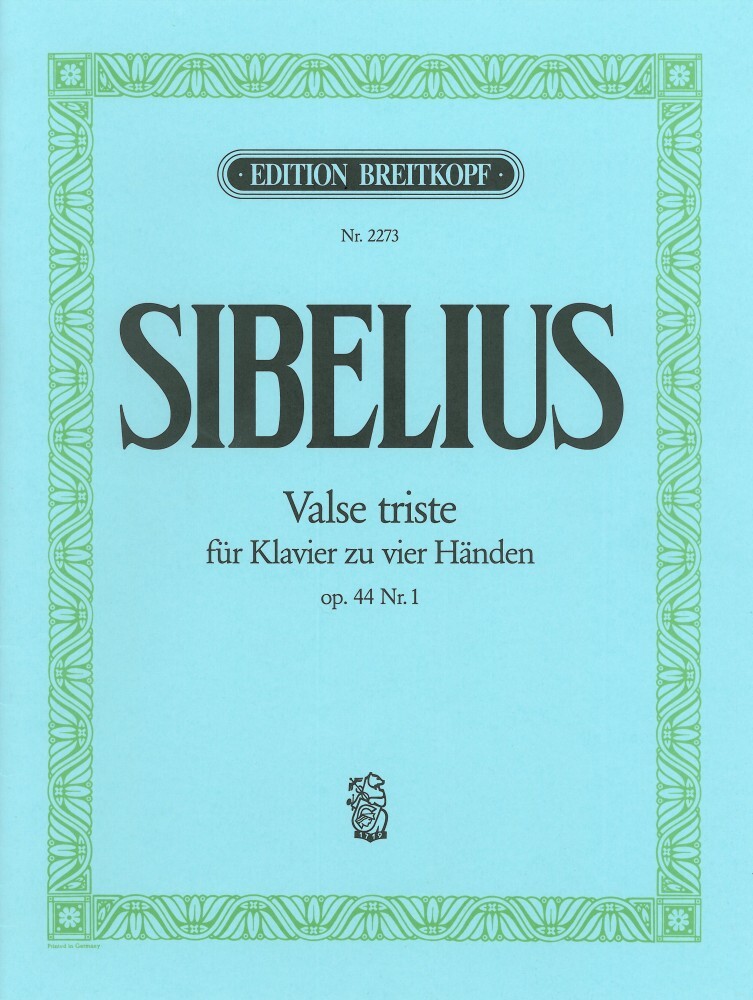 Cover: 9790004180969 | Valse Triste Op.44 | Jean Sibelius | Buch | Breitkopf &amp; Härtel