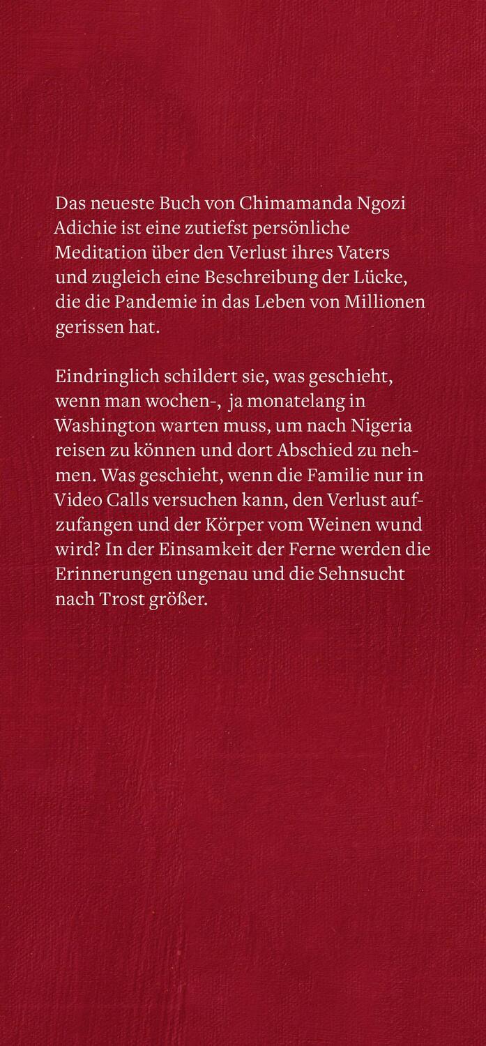 Bild: 9783103971187 | Trauer ist das Glück, geliebt zu haben | Chimamanda Ngozi Adichie