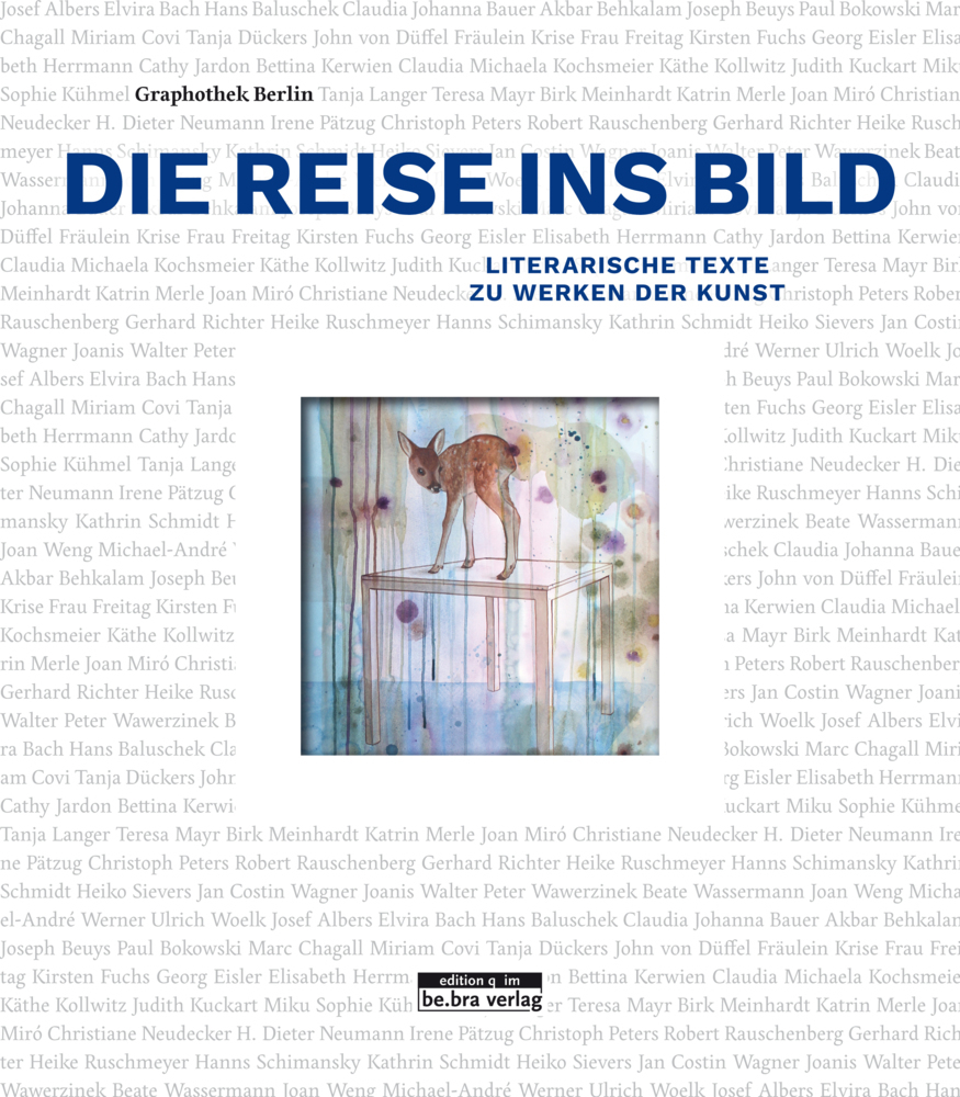 Cover: 9783861247531 | Die Reise ins Bild | Literarische Texte zu Werken der Kunst | Berlin