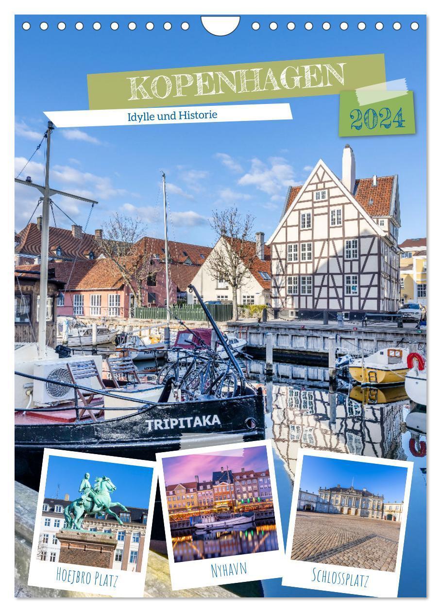 Cover: 9783675442726 | KOPENHAGEN Idylle und Historie (Wandkalender 2024 DIN A4 hoch),...