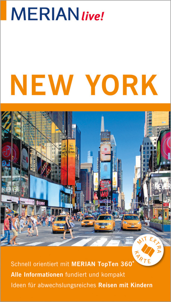 Cover: 9783834224071 | MERIAN live! Reiseführer New York | Mit Extra-Karte zum Herausnehmen