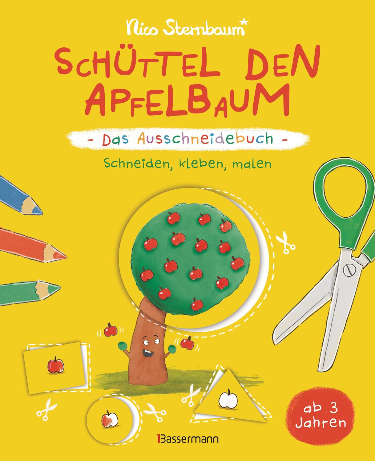 Cover: 9783809448662 | Schüttel den Apfelbaum - Das Ausschneidebuch. Schneiden, kleben,...