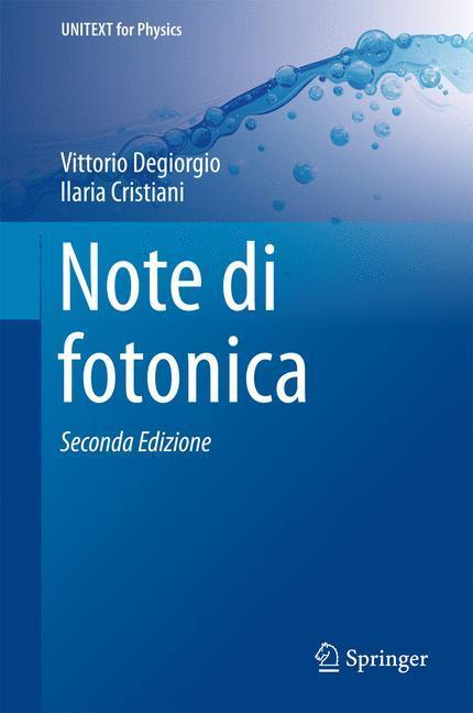 Cover: 9788847057869 | Note di fotonica | Ilaria Cristiani (u. a.) | Buch | xii | Italienisch