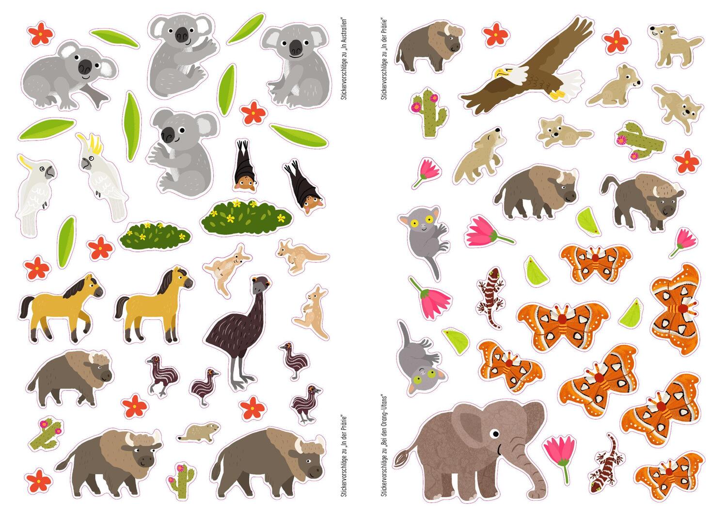 Bild: 9783328300984 | Kunterbunter Stickerspaß - Zählen lernen mit Tieren | Linda Sturm