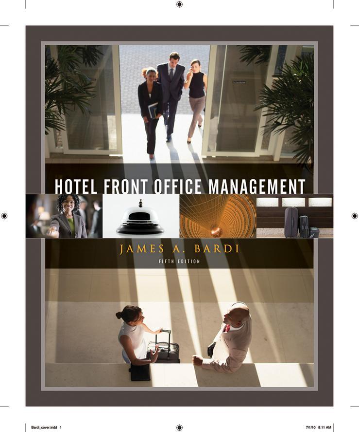 Cover: 9780470637524 | Hotel Front Office Management | James A Bardi | Buch | 512 S. | 2010