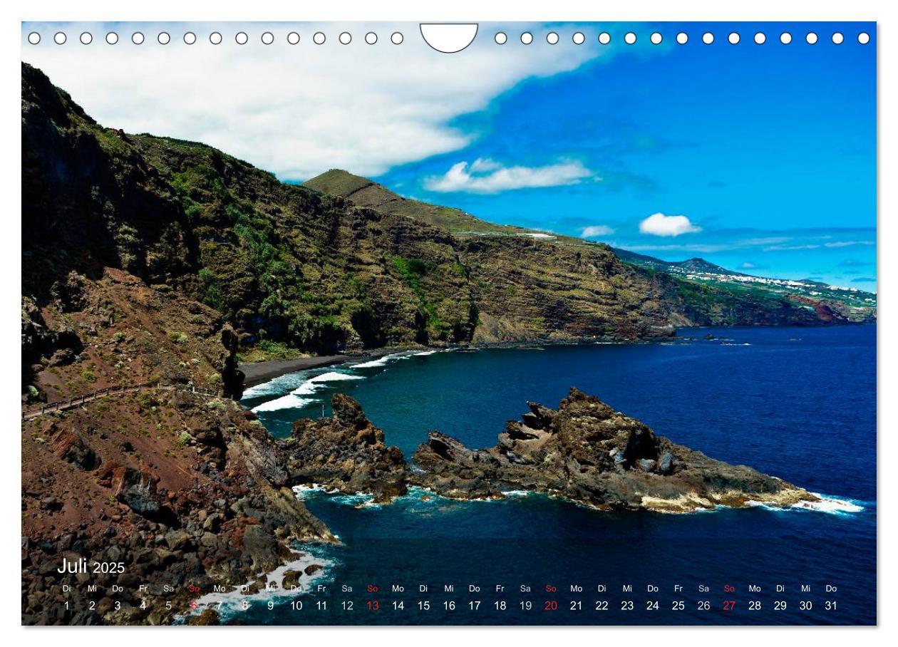 Bild: 9783435741212 | La Palma (Wandkalender 2025 DIN A4 quer), CALVENDO Monatskalender