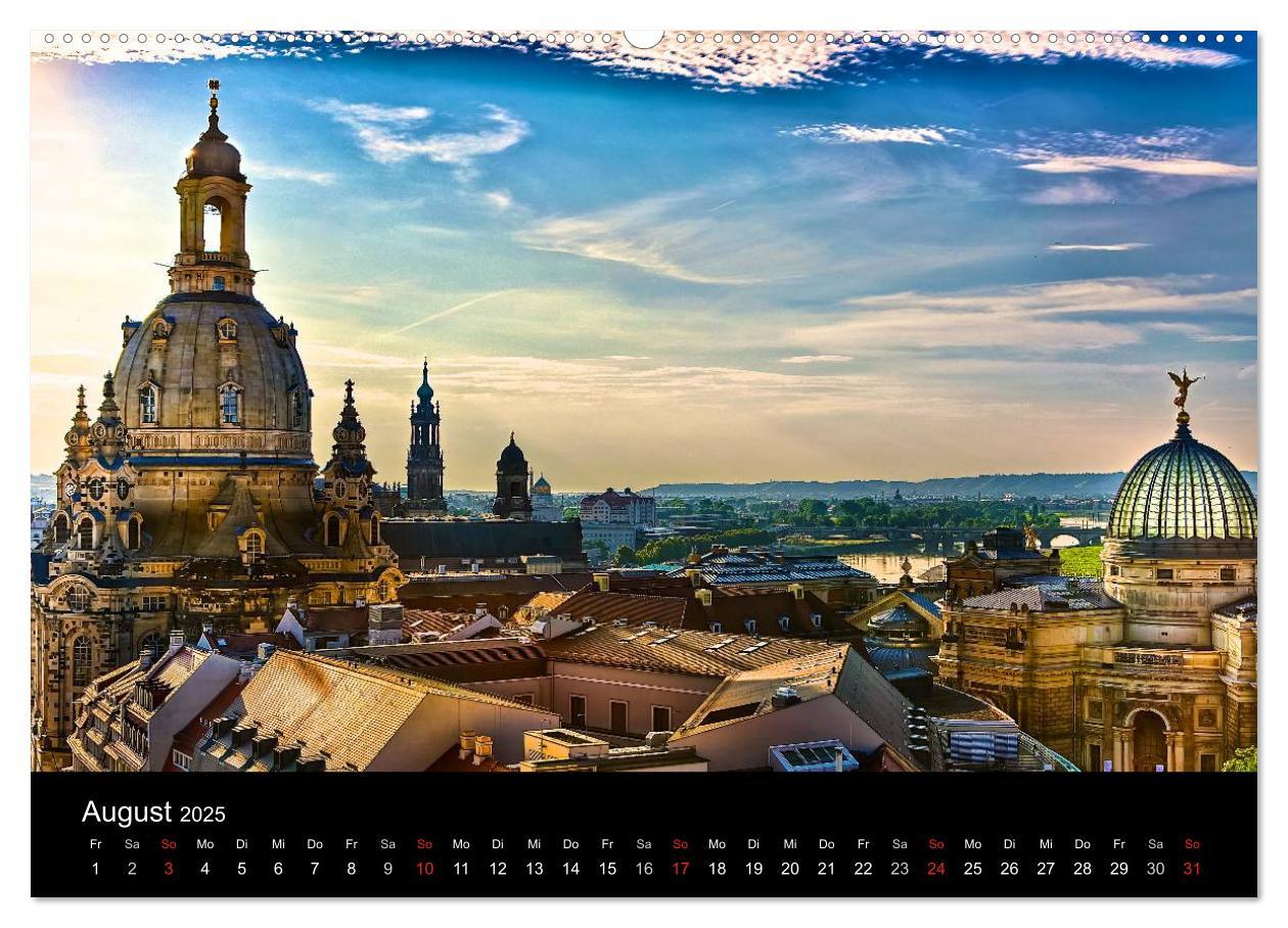 Bild: 9783435279944 | Dresden 2025 (Wandkalender 2025 DIN A2 quer), CALVENDO Monatskalender