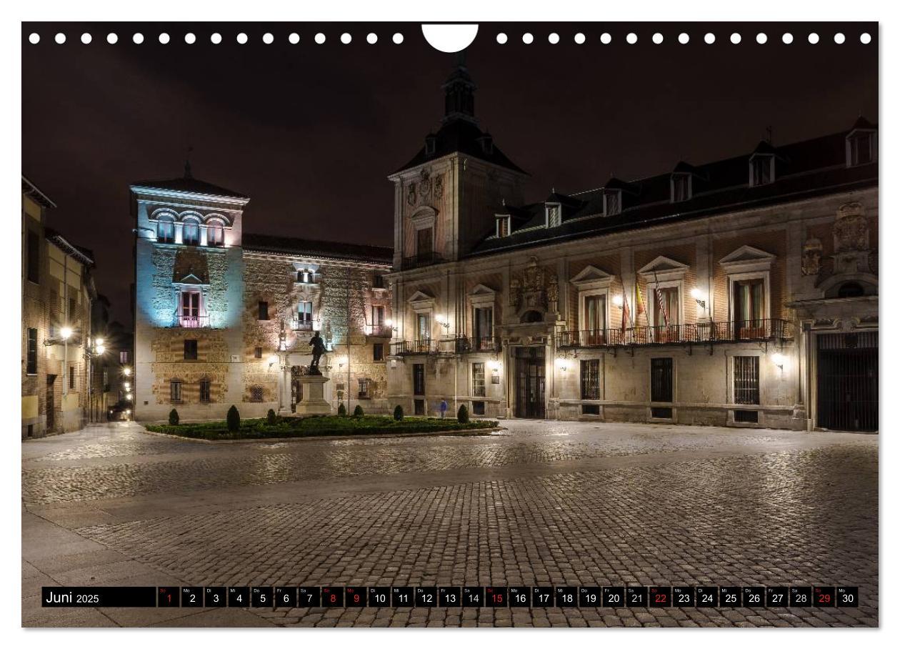 Bild: 9783435517800 | Madrid bei Nacht (Wandkalender 2025 DIN A4 quer), CALVENDO...