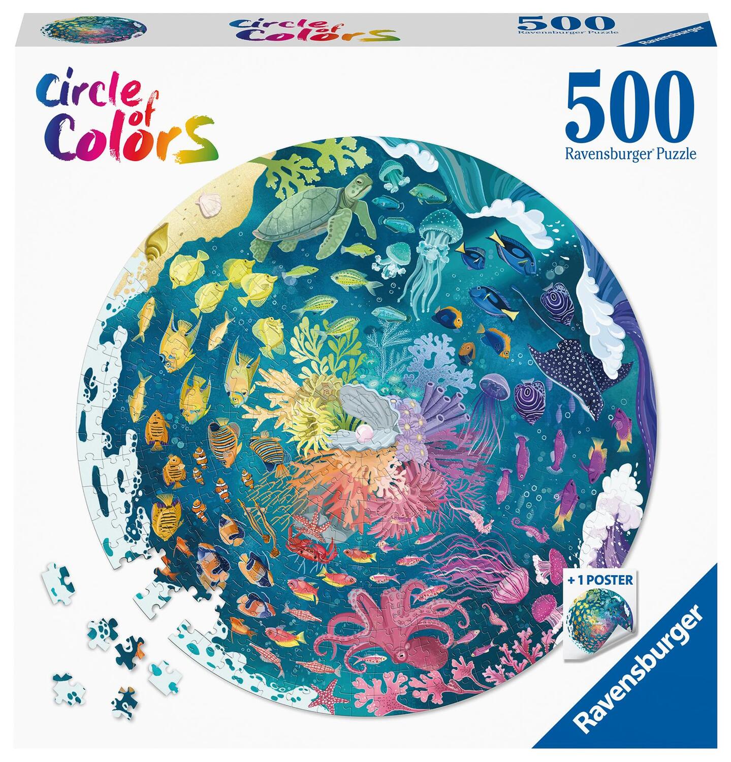 Cover: 4005556171705 | Ravensburger Puzzle 17170 Circle of Colors - Ocean & Submarine 500...