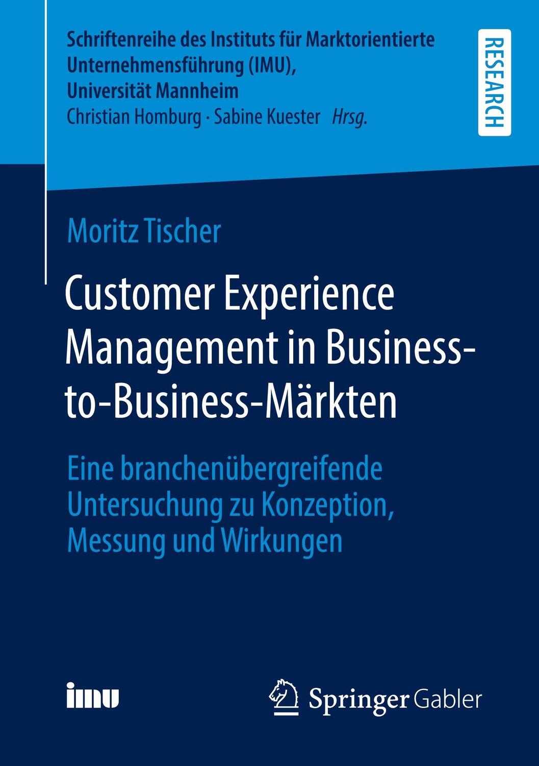 Cover: 9783658397265 | Customer Experience Management in Business-to-Business-Märkten | Buch