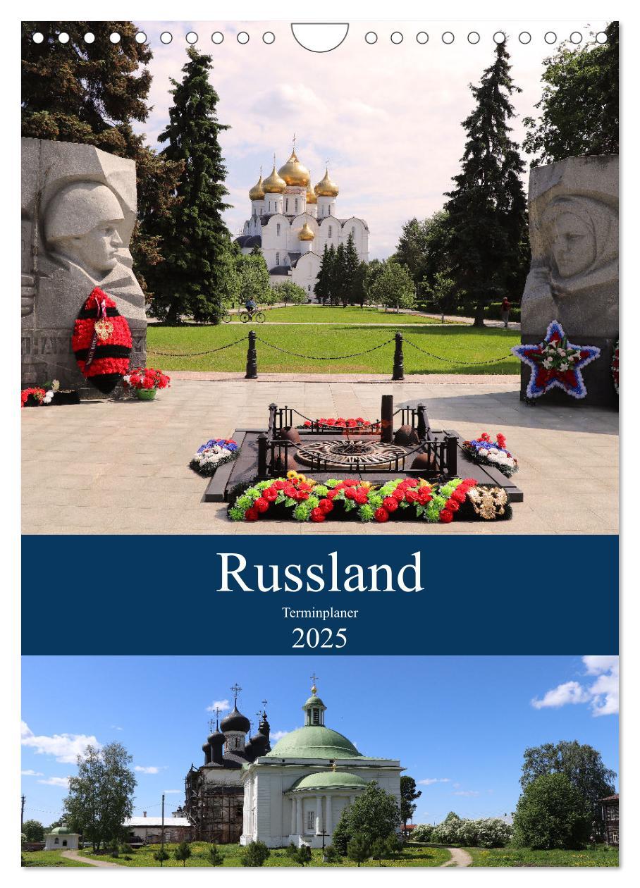 Cover: 9783435909513 | Russland - Terminplaner (Wandkalender 2025 DIN A4 hoch), CALVENDO...