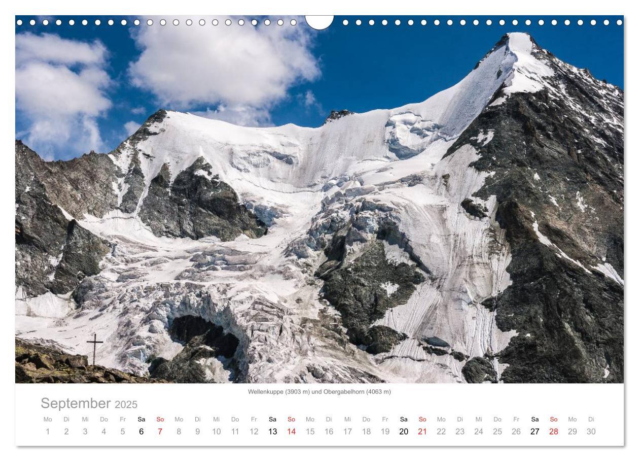 Bild: 9783435498277 | Walliser Alpen ¿ Europas »kleiner« Himalaya (Wandkalender 2025 DIN...