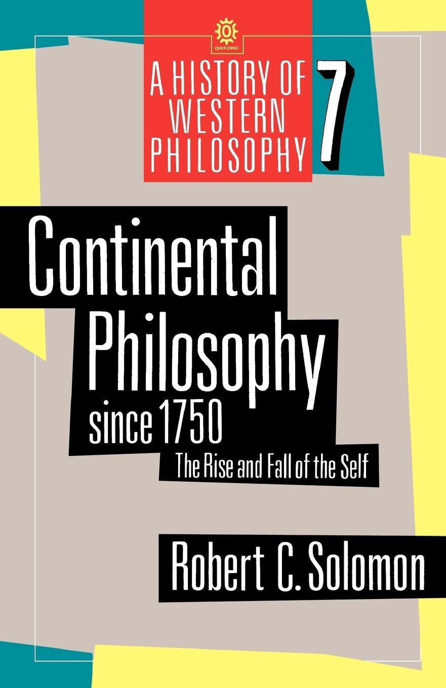 Cover: 9780192892027 | Continental Philosophy Since 1750 | The Rise and Fall of the Self