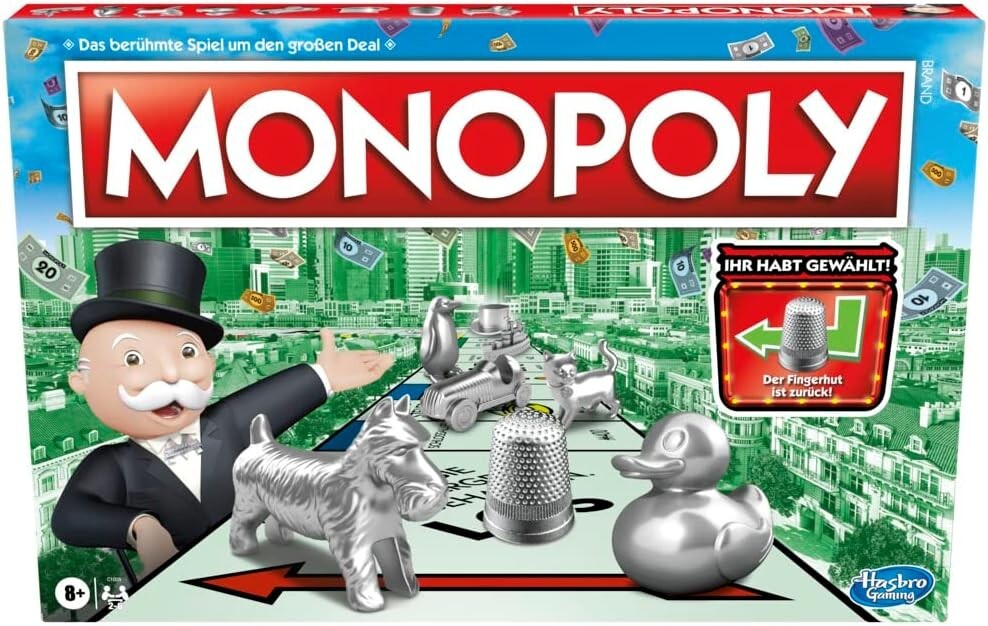 Cover: 5010996113641 | Monopoly | Spieleranzahl: 2-6, Spieldauer (Min.): 90, Familienspiel