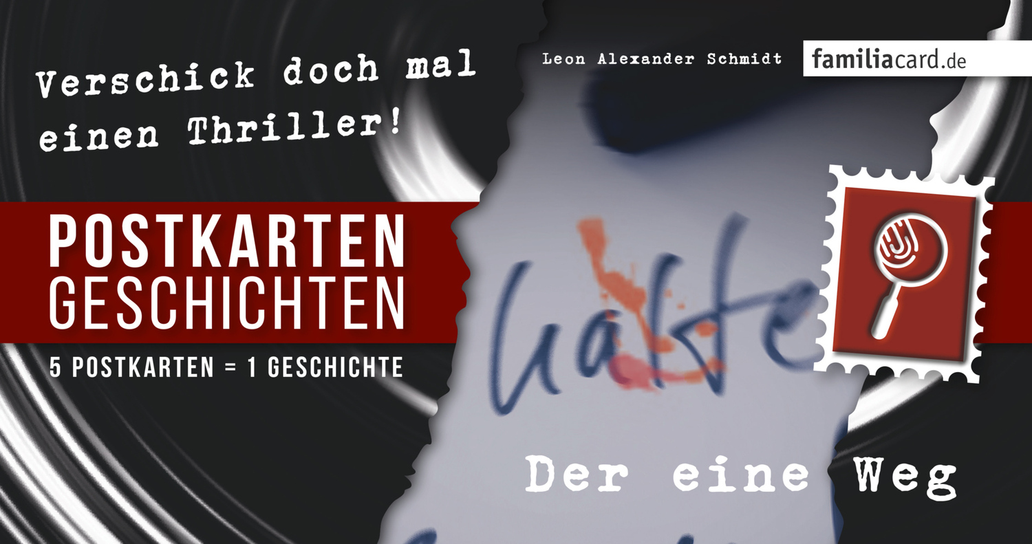 Cover: 9783961311149 | Der eine Weg | Postkartengeschichte | Leon Alexander Schmidt | Buch