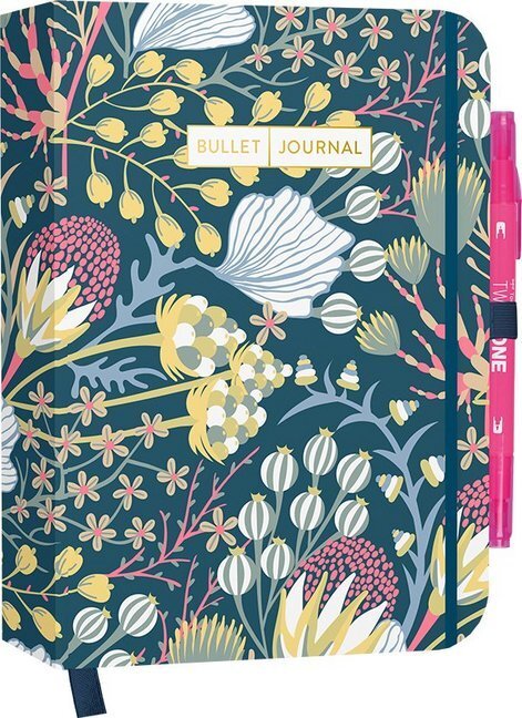 Cover: 4260478340770 | Bullet Journal "Floral" mit original Tombow TwinTone Dual-Tip...