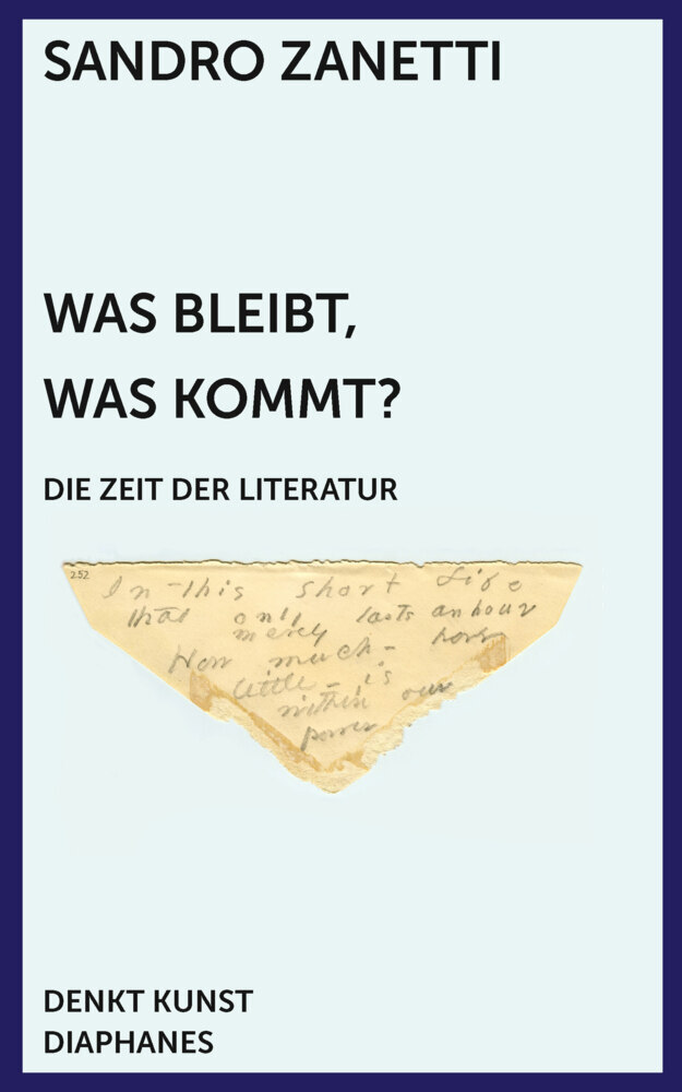 Cover: 9783035805406 | Was bleibt, was kommt? | Die Zeit der Literatur | Sandro Zanetti