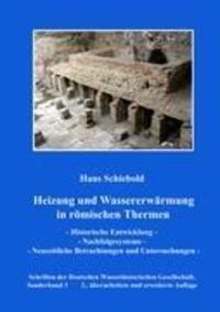 Cover: 9783839113981 | Heizung und Wassererwärmung in römischen Thermen | Hans Schiebold