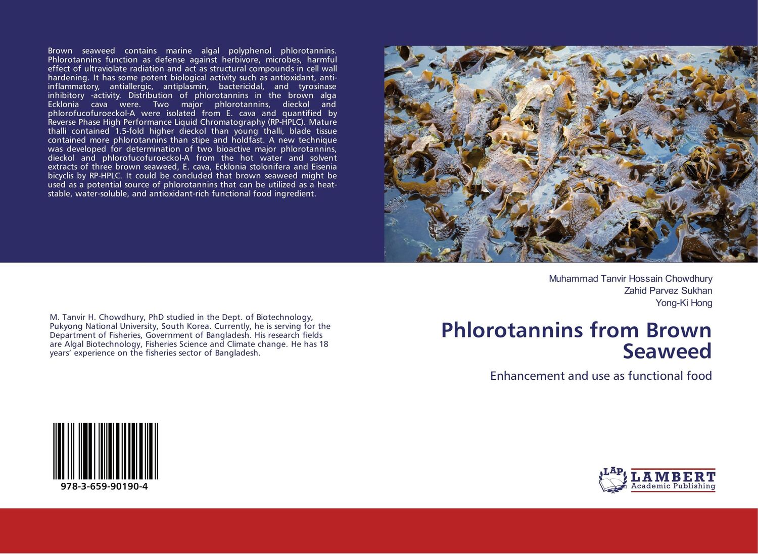 Cover: 9783659901904 | Phlorotannins from Brown Seaweed | Chowdhury (u. a.) | Taschenbuch