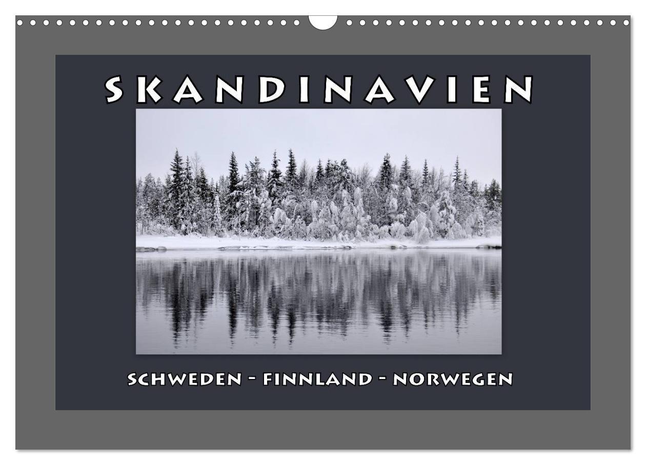 Cover: 9783435786879 | SKANDINAVIEN (Wandkalender 2025 DIN A3 quer), CALVENDO Monatskalender