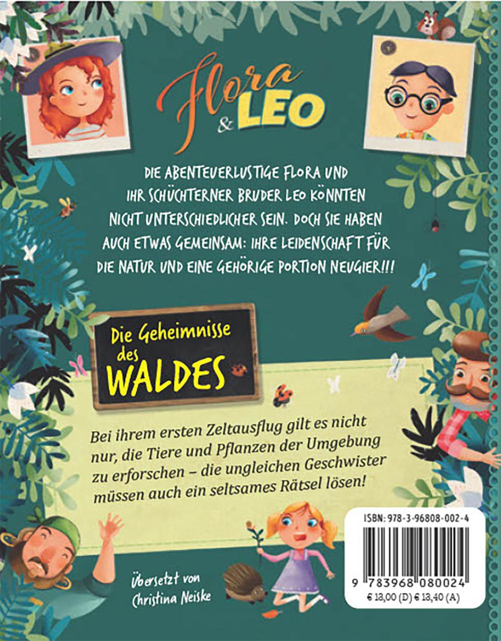 Rückseite: 9783968080024 | Flora &amp; Leo, Die Geheimnisse des Waldes | Emanuela Busà | Taschenbuch