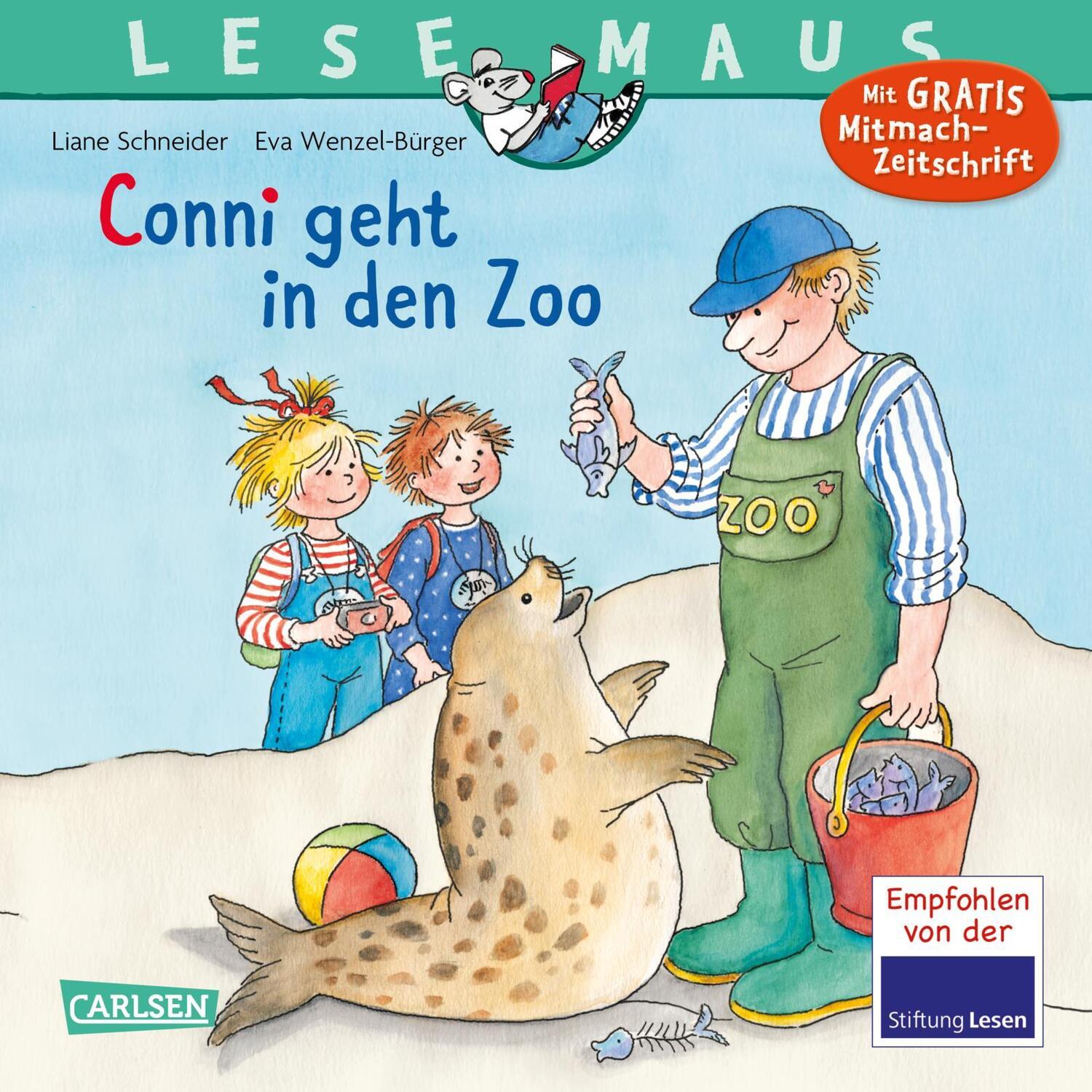Cover: 9783551089595 | Conni geht in den Zoo | Mit Gratis Mitmach-Zeitschrift | Schneider