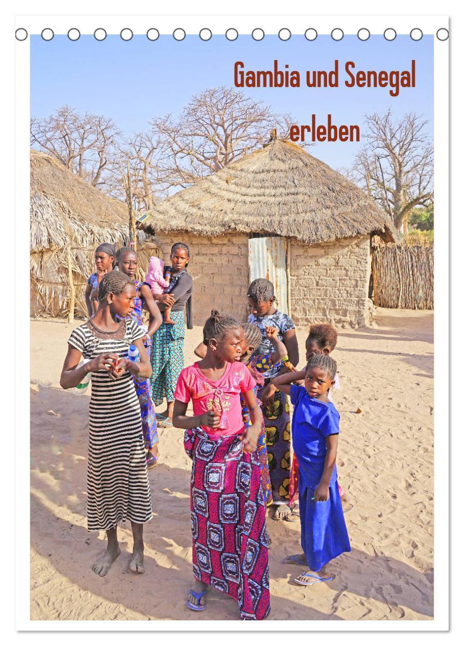 Cover: 9783675801158 | Gambia und Senegal erleben (Tischkalender 2024 DIN A5 hoch),...