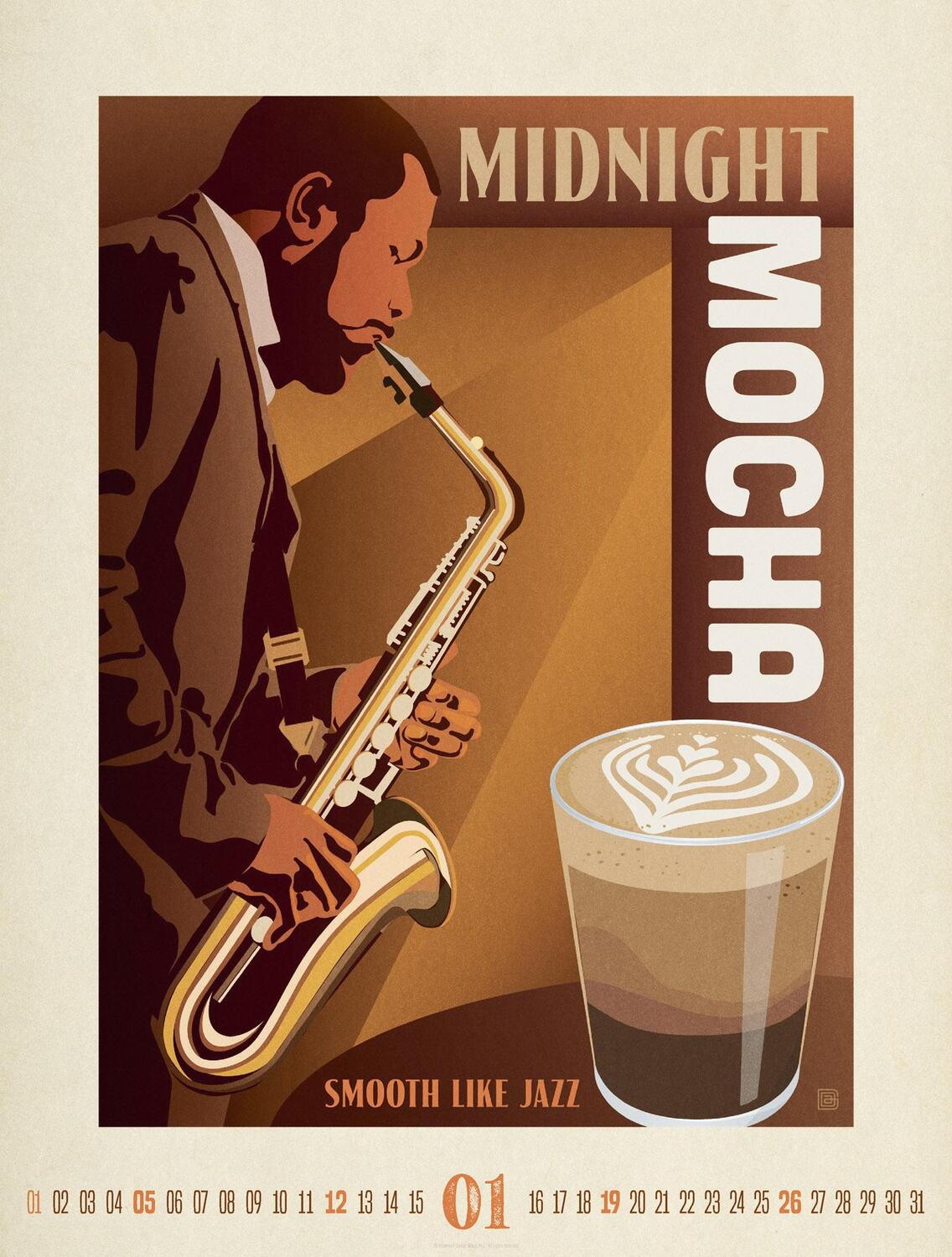 Bild: 9783838425702 | Coffee Time - Kaffee-Plakate Kalender 2025 | Ackermann Kunstverlag