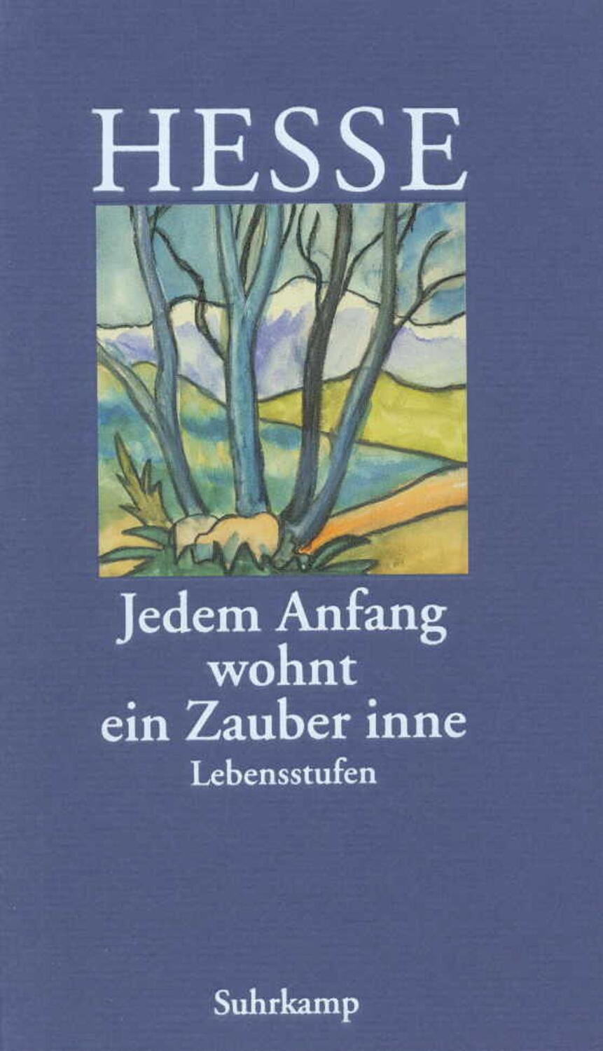 Cover: 9783518035849 | Jedem Anfang wohnt ein Zauber inne | Lebensstufen | Hermann Hesse