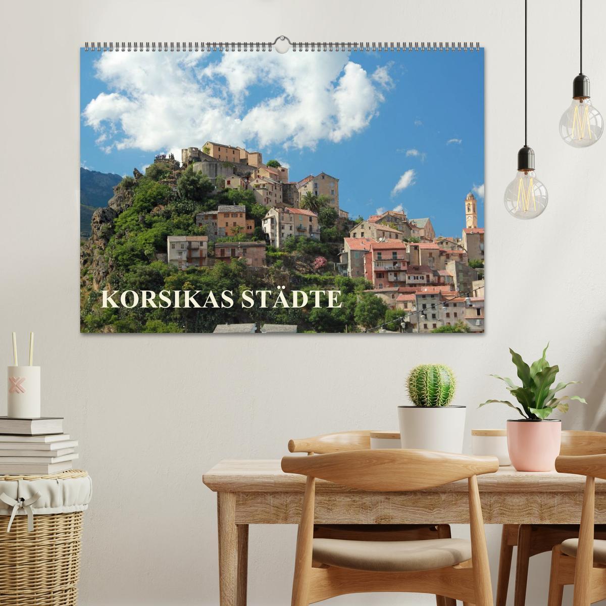 Bild: 9783435668014 | Korsikas Städte (Wandkalender 2025 DIN A2 quer), CALVENDO...