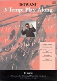 Cover: 632977040255 | Concerto for Violin and Piano Op. 13, No 2 in G | Roland F. Seitz