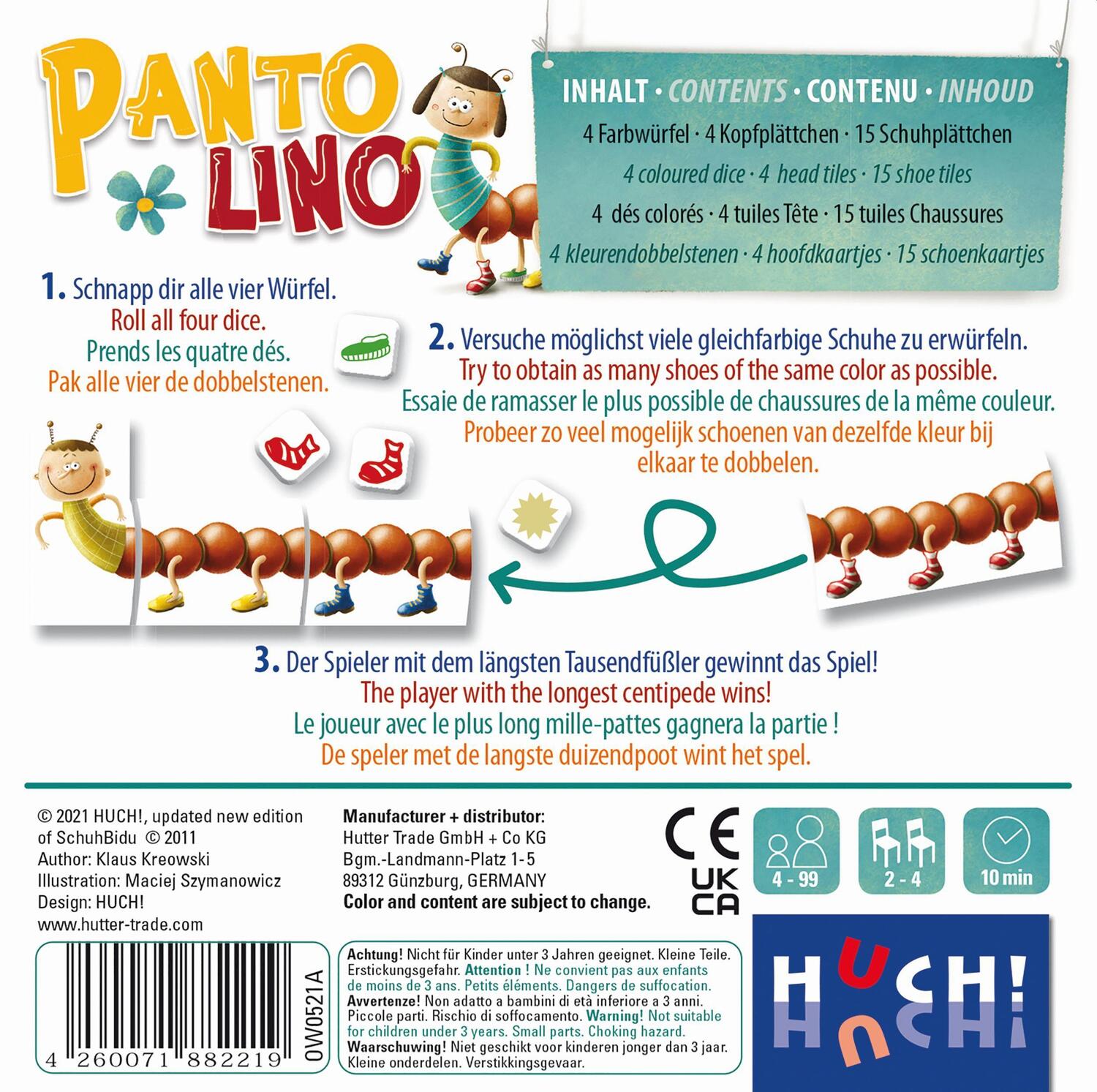 Bild: 4260071882219 | Pantolino | Kai Haferkamp | Spiel | Deutsch | 2021 | Huch & Friends