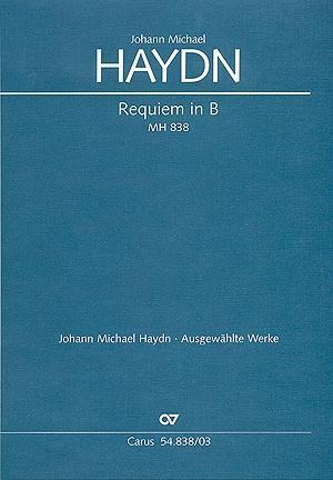 Cover: 9790007087265 | Requiem in B (Klavierauszug) | MH 838 | Johann Michael Haydn | Buch